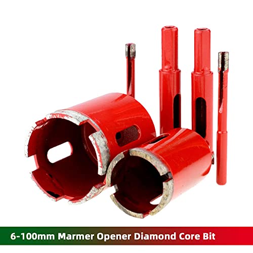 Broca corona diamantada para mármol y cerámica 14 mm miniatura 4
