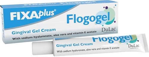 Dulàc - Flogogel 15ml Mouth Oral Gel Mouth Ulcer Treatment Gum Disease Treatment for Adults Gel Rich in Aloe Hyaluronic Acid and Vitamin E for Adults and Children