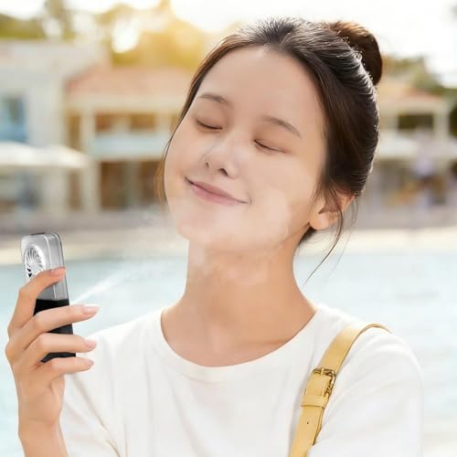 Ventilateur portable avec nébuliseur pour des nuits fraîches dans la chambre