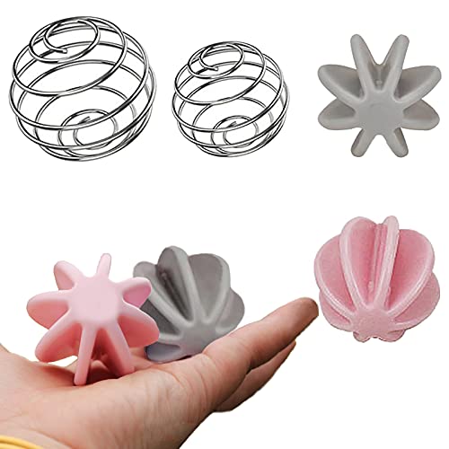 Mixing Ball 4 pcs;2 PCS Stainless Steel Shaker Ball Wire Whisk Shaker Mixer Blender Mixing Ball Bottle Cupï¼›2 PCS Plastic Blending Mixing Ball Bottle Balls for Sports Drink Protein Shaker