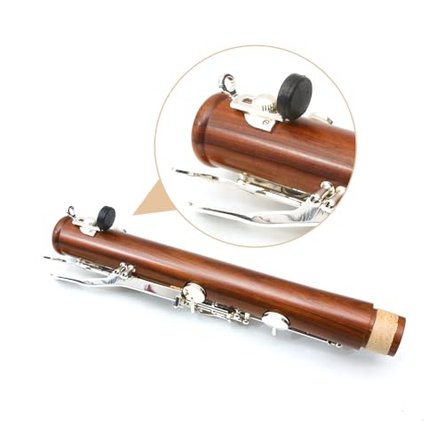 Image of Yinfente Bb Clarinet for Beginner 17 Key Nickel-plated Rosewood b Flat Clarinet with 2 Barrels,Hard Case,Cleaning Kit,Mouthpiece,Cork Grease,Gloves,Reeds,Cushion