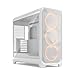 Produktbild Fractal Design Meshify 3 XL White Tempered Glass Clear Tint - Gaming Computer-Gehäuse  Facetten-Mesh-Front  DREI Momentum 14 Lüfter enthalten  GPUs bis 512mm Länge - E-ATX/ATX/mATX Unterstützung