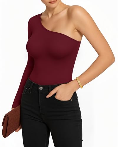 Image of MANGOPOP Women's Round Neck Short Sleeve T Shirts Basic Bodysuits