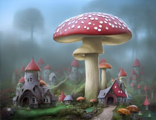 Poster mural toile plantes fantastiques 50x70cm déco nature