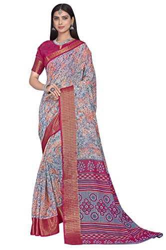 Image of Glory Sarees Women's Cotto Silk Saree With Blouse Piece (Fashion104 Parent)
