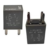 Multi-Purpose Car Relay 12088567 for GM Buick Chevy Ac Compressor Clutch 15328866 Relay 4 Pins 12 VDC 20A