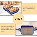 AILITOR 9x5 Enameled Cast Iron Loaf Pan with Lid - 2 in 1 Sourdough Bread Pan for Homemade Baking