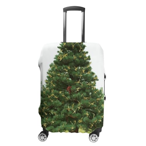 Garlad Pine Tree Luggage Cover, Washable Elastic Suitcase Cover Protector Fit 18-32 Inch Luggage