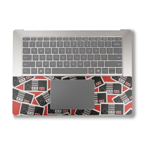 Image of Laptop Skin Compatible with Alienware M18 R2 (2024) - Retro Controllers 3 - Premium 3M Vinyl Protective Wrap Decal Cover - Easy to Apply | Crafted in The USA by MightySkins