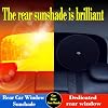 Compatible con Opel Corsa 1993-2024, parasol para luneta trasera, protector solar para ventana trasera plegable, protección UV, evita el envejecimiento interior, incluye bolsa de almacenamiento 4