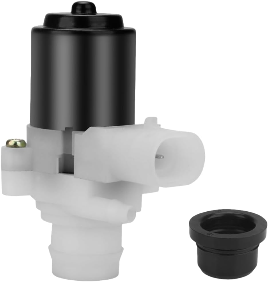 104307 Truck Windshield Wiper Washer Fluid Pump for Peterbilt HLK7046 385 386 387 388 389 579 385 386 387 388 389 Kenworth T680 T880 Windshield Washer Pump(1 Pack)