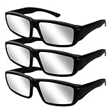 Oilkas Solar Eclipse Glasses - ISO 12312-2:2015(E) & CE Certified, Durable Plastic Eclipse Glasses for Direct Sun Viewing(3 Pack)