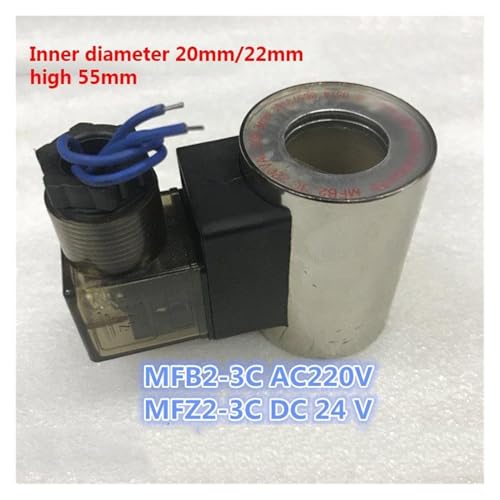 Bobine d'électrovanne 23QDF6K/220 MFB2-3C Z2-3C 220V intérieur 20mm