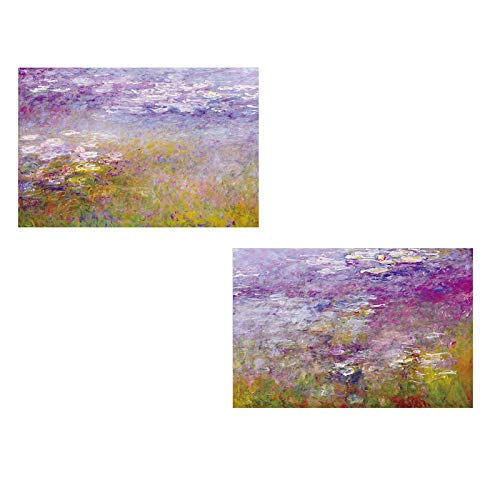 Art mur photo salon décor avec l'affiche Monet Nénuphars 70x100