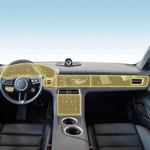 Film de protection de peinture PPF pour voyager en Porsche Taycan l'esprit libre