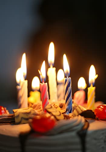Image of AuraDecor Birthday Stick Candle || Multi Colour || Birthday Candle || Assorted || Cake Candle || 900 gm (Approx 1200-1300 Stick Birthday Candle)