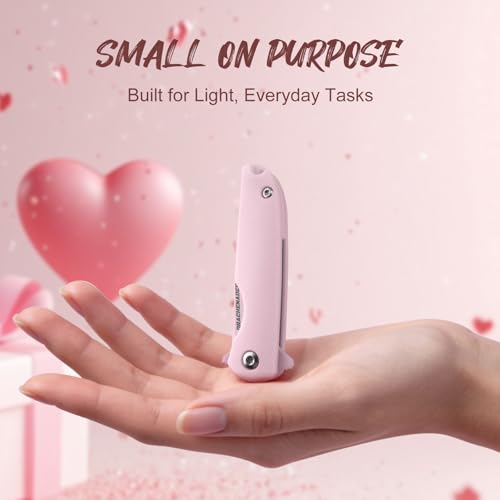 Image of DRACHENADER Pink Folding Pocket Knife for Women - Pink 5Cr13MoV Steel Blade, Cute Small EDC Knife, Ideal Gift for Girls & Women