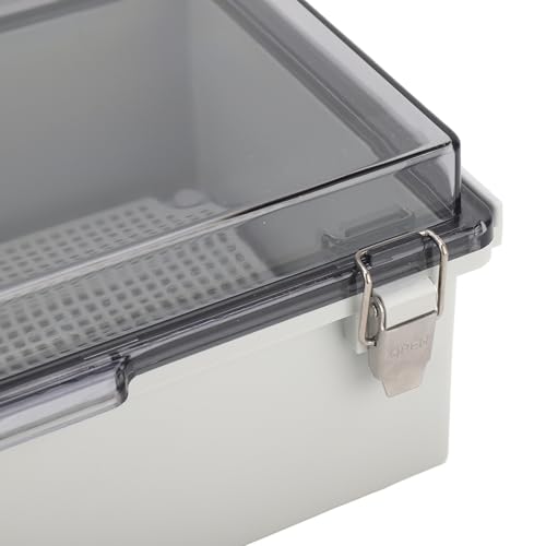 Boîte de jonction étanche IP67 boîtier électrique extérieur ABS avec couvercle transparent