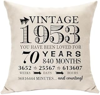 Hasodeo 40th Birthday Gifts for Dad Mum Aunt Women Birthday Cushion Cover Gifts for 40th Year Old Best Friend Birthday Decorations for Women 40th Birthday Keepsake (40th)