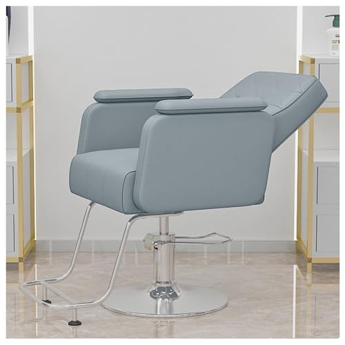 Chaise de barbier hydraulique inclinable avec pivot à 360°, chaise de salon de coiffure réglable pour coiffeurs professionnels et usage domestique