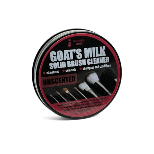 Generic Modern Hoss Goat'S Milk Solid Brush Cleaner Unscented 2.5 Oz - For Brushes, Blenders And Makeup Sponges thumb #1