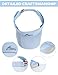 BLUEWING Adjustable Men's Fishing Visor Quick Dry Breathable Outdoor Sport Sun Run Hat with Innovative Sunshield, Blue