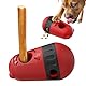 Lrocotanc Snackball Hund – Futterball für Hunde mit Snackstab-Halterung – Leckerli-Spender für kleine, mittlere und große Hunde – Fördert gesunde Essgewohnheiten (Rot)