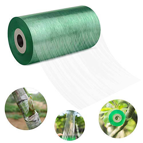 Preisvergleich Produktbild Venga amigos Pfropfband,transparent Veredelungsband Dehnbare Band Floristik Moisture Barrier Repair Pflanze(10cm*200m)