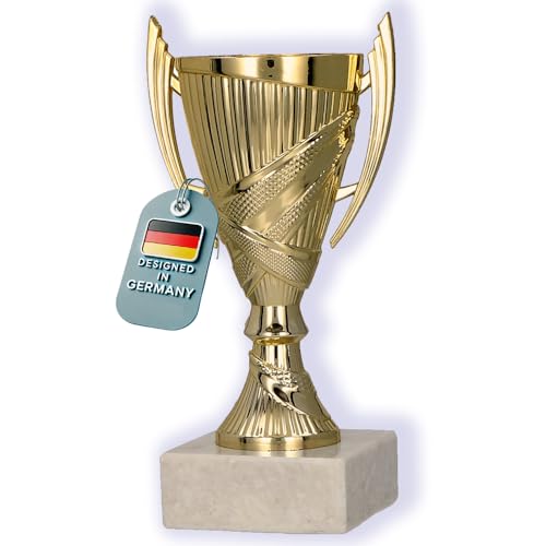 Larius Sieger Pokal mit/ohne Gravur (Personalisierbar) – Fußball Trophäe mit Marmorsockel - 3 Farben, Geschenk & Ehrenpreis für Turniere, Kinder, Vereine Larius Sieger Pokal mit/ohne Gravur (Personalisierbar) – Fußball Trophäe mit Marmorsockel - 3 Farben, Geschenk & Ehrenpreis für Turniere, Kinder, Vereine