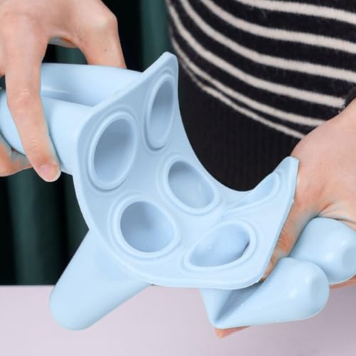 Image of Silicone Popsicle Kulfi Mold Set (6 Cavities) with Reusable Sticks | BPA Free | Ice Cream /Kulfi /Ice Candy Maker | Food Grade | Easy Release | Dishwasher Safe (Blue)