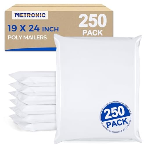 Metronic 250 Pack Poly Mailers