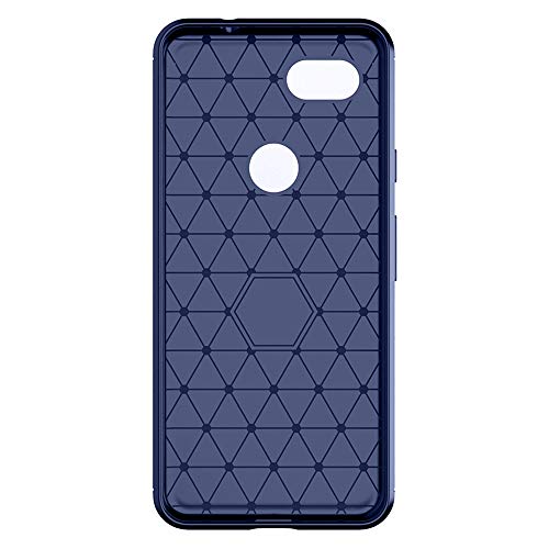 Coque Google Pixel 3a Asuwish bleue avec verre trempé inclus - 4