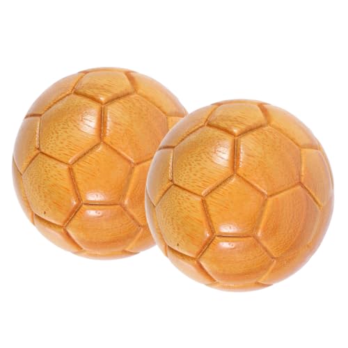 CLISPEED 2pezzi Palline per Esercizi per Mani Design da Calcio da Attrezzatura per Massaggi Meditazione e Rilassamento in Vari Ambienti