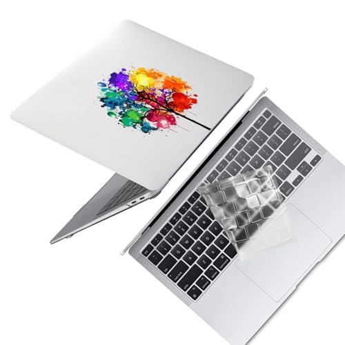 Funda para MacBook Air 11 pulgadas, carcasa rígida fina con cubierta de teclado para modelo A1465
