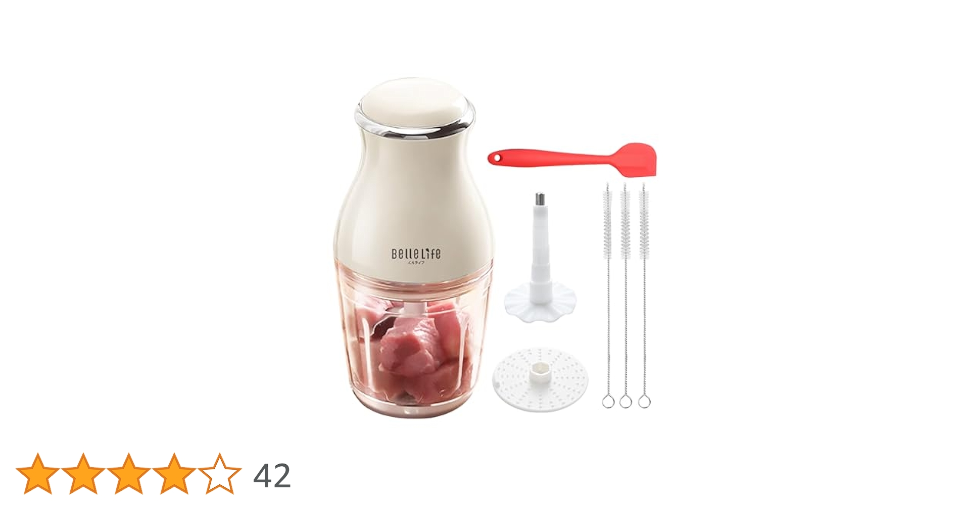 Belle Life フードプロセッサー 600ml ピンク Amazon.co.jp: BelleLife フードプロセッサー チョッパー フード