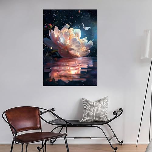 Impression sur toile plante 80x120cm sans cadre WODJEM
