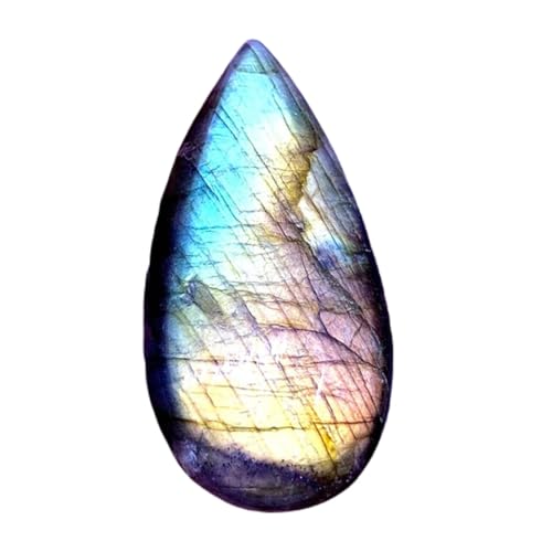 Cabochon labradorite poire pour fabriquer vos bagues et pendentifs DIY en pierre fine