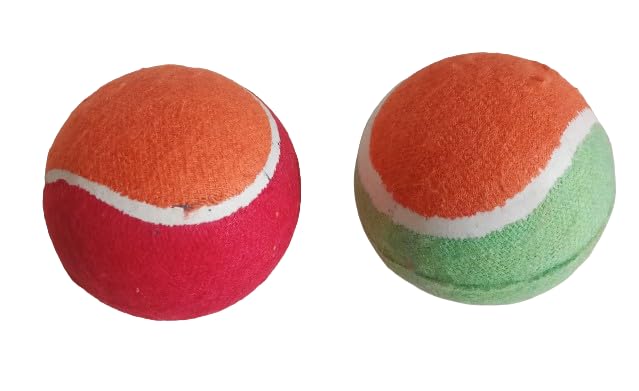 ZOKCY® Rubber Cricket Tennis Ball (Pack 2 Pcs) with Multicolor/Rubber Sports Ball for Cricket and Tennis Game/Rubber Cricket Tennis Ball Light Weight Tennis Practice Ball/Playing Outdoor Toy for Kids (B0D2HTHBYX) Amazon Price History, Amazon Price Tracker