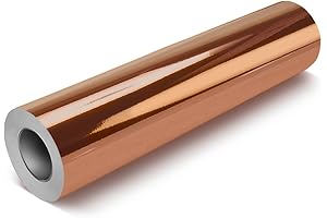 VViViD Glossy Copper Vinyl Rolls for Arts & Crafts (7ft x 1ft)...
