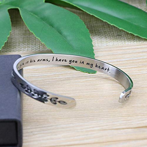 Remembrance Gifts God Has You In His Arms I Have You In My Heart Loss Memorial Bracelets #TOP5