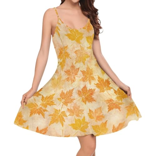 Image of Coloranimal Women's Summer Sleeveless Casual Swing Dresses with Loose Fit Beach Sundress
