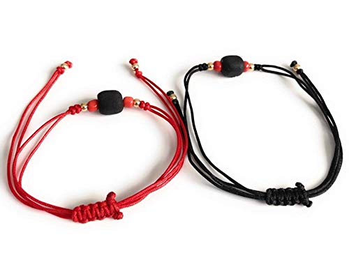His And Hers Couples Bracelets Real Azabache For Adults Set Of 2 #TOP2