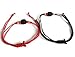 SIFRIMANIA His and Hers Couples Bracelets Real Azabache for Adults Set of 2