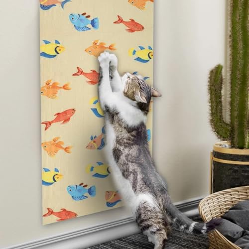 Alfombra Rascador para Gatos 40"x16" Adhesiva 2 Pzas miniatura 1