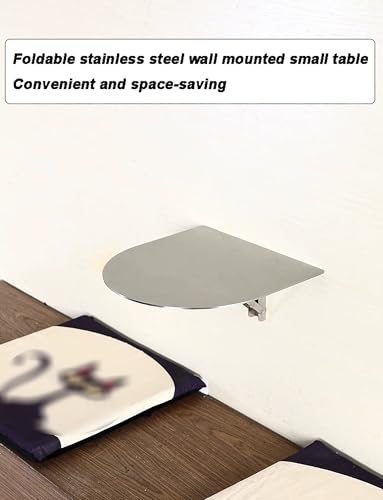 Mesa plegable de pared contra espacios reducidos en cafeterías modernas 6