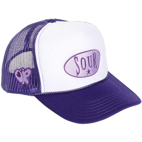 Olivia Rodrigo - Casquette Trucker Sour - Adulte (Taille Unique) (Violet/Blanc)