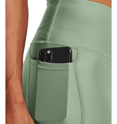 Image of Under Armour Women's HeatGear Armour High Waisted Ankle No-Slip Leggings
