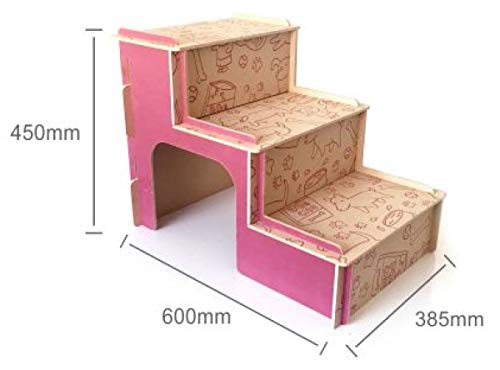 Escada Para Cachorro e Gatos Vinho