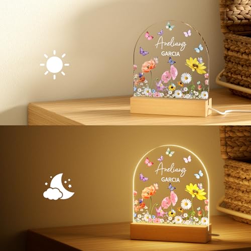 Lámpara de Noche Personalizada Acrílica Multicolor miniatura 6