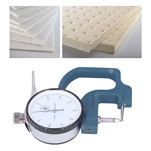 Calibrador de espesores digital, rango 0-10 mm, herramienta de medición de espesor con esfera redonda y caja de plástico, aleación de aluminio de alta precisión miniatura 5